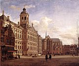 The New Town Hall in Amsterdam by Jan van der Heyden